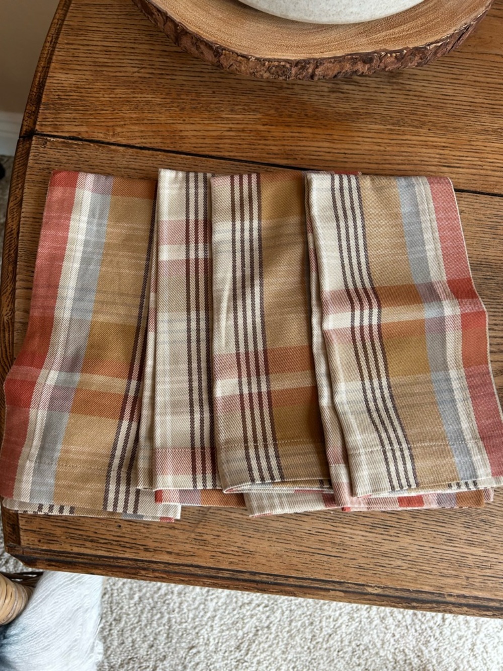 Pottery Barn Napkins, Set of 4